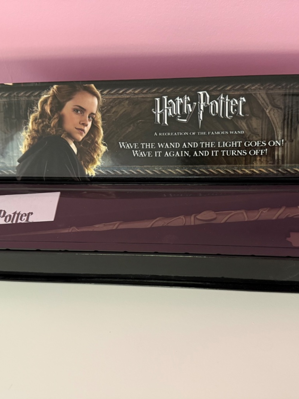 Harry Potter World Hermione Granger's Wand with Illuminating Tip - Black - Picture 2 of 6